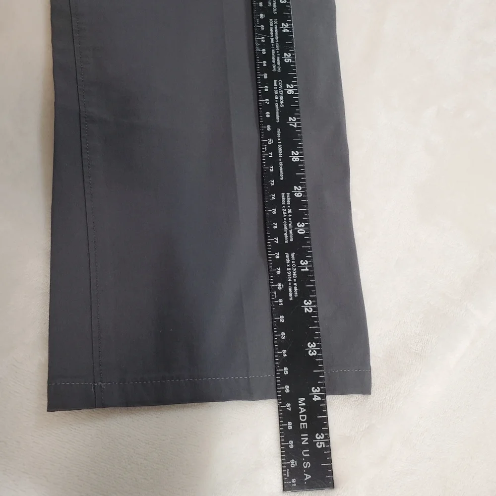 J. Crew Tech Pant 484 Slim Size 34x30. Gray Color.  SKU# A-64